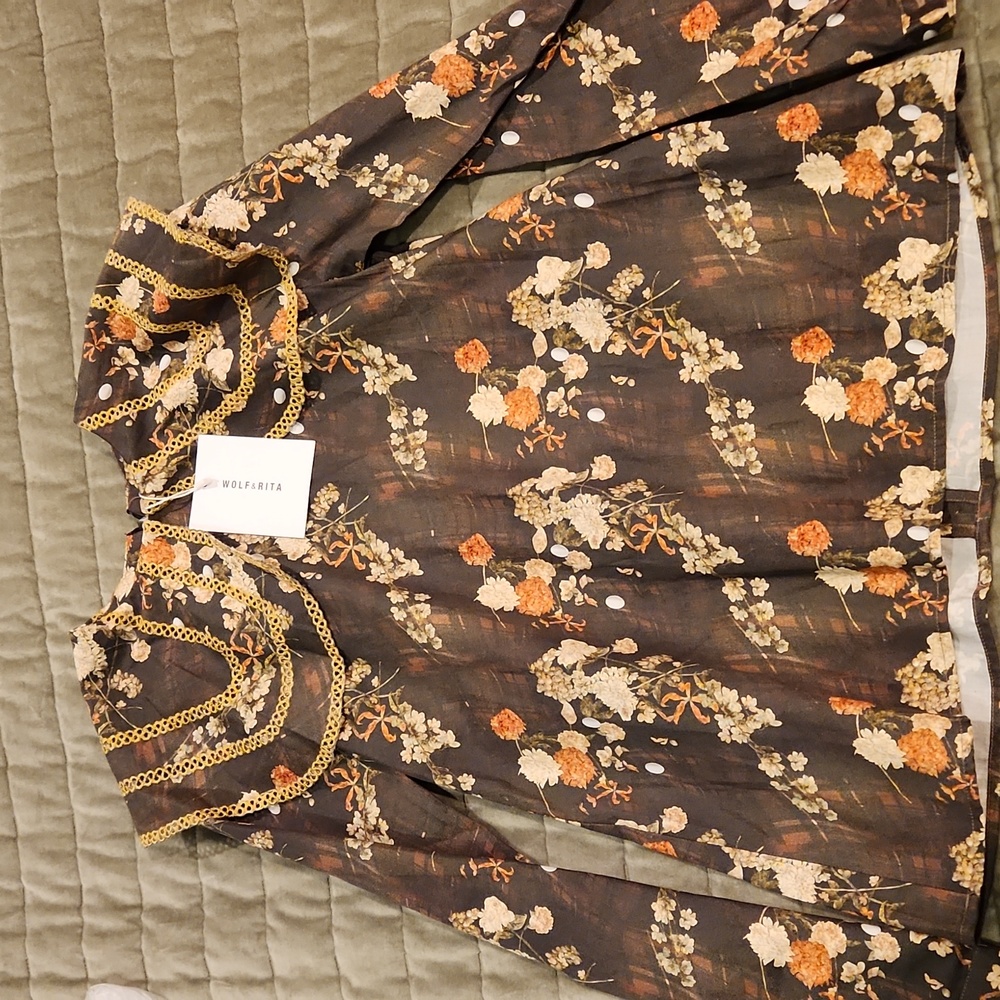 Wolf & Rita Girls Blouse 10y and 12y NWT Style Ermelinda